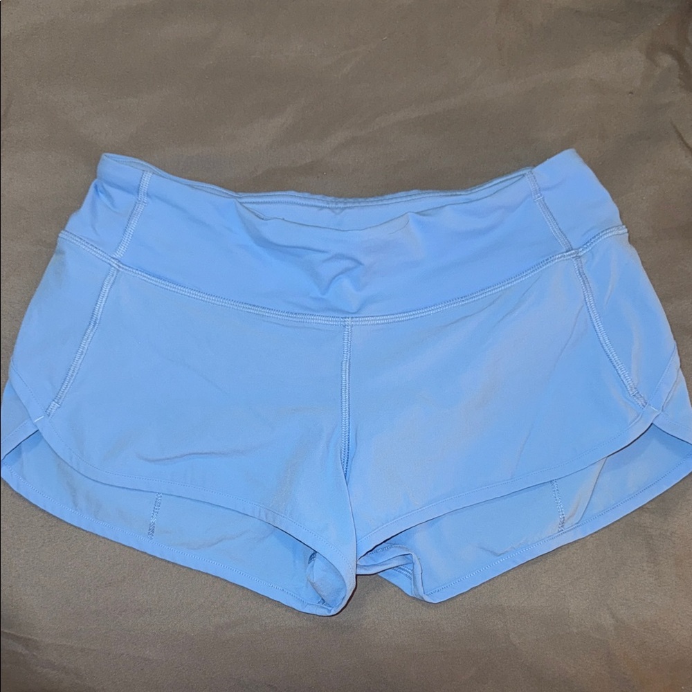 lululemon athletica Sky Blue Athletic Shorts